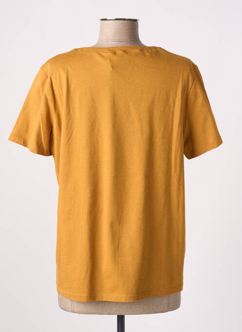 T-shirt imprimé fantaisie manches courtes jaune MADO ET LES AUTRES femme
