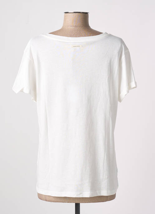 T-shirt coupe droite manches courtes blanc HUMILITY femme