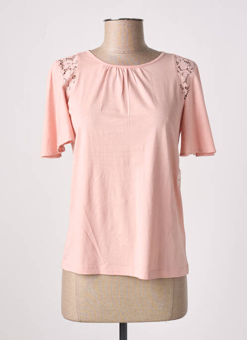 T-shirt coupe droite manches courtes rose RALPH LAUREN femme
