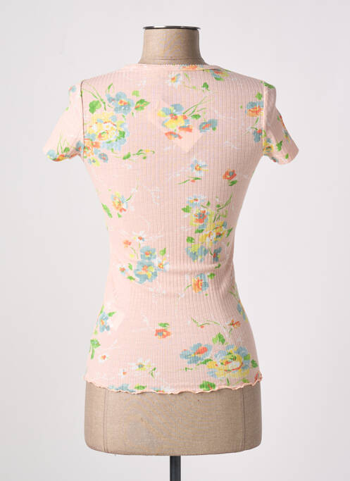 T-shirt coupe cintrée manches courtes rose RALPH LAUREN femme