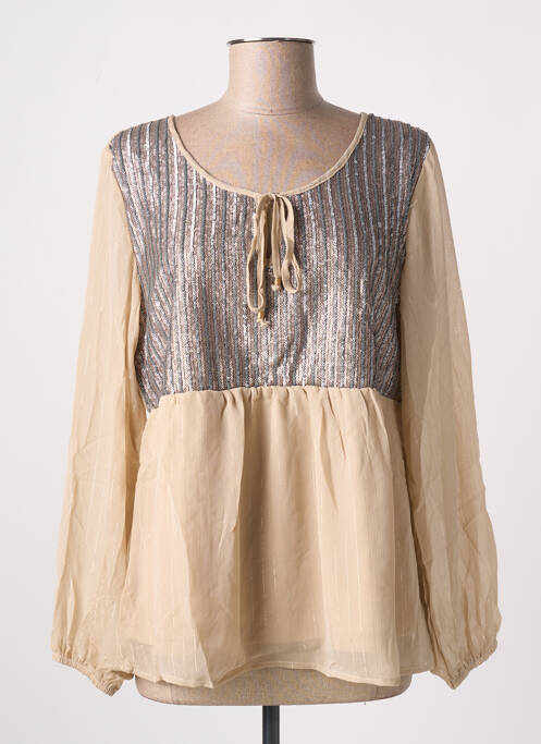 Blouse beige MEISÏE pour femme