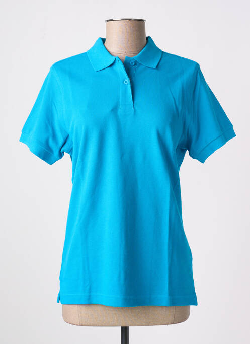 Polo bleu SLAZENGER pour femme