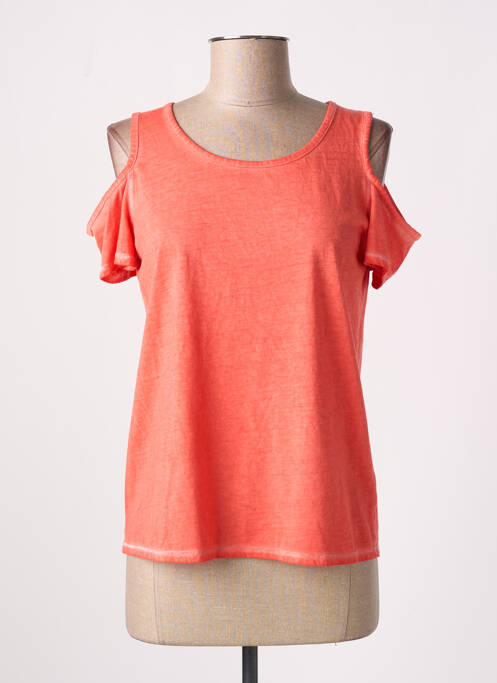 T-shirt orange MIA SOANA pour femme