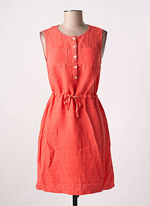 Robe courte sans manche sans manche orange ONE STEP femme