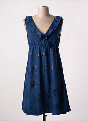 Robe courte sans manche sans manche bleu I.CODE (By IKKS) femme