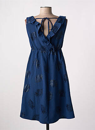 Robe courte sans manche sans manche bleu I.CODE (By IKKS) femme