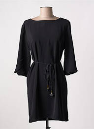 Robe courte manches 3/4 manches 3/4 noir SKATÏE femme