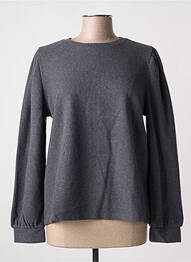 Pull tissage chiné manches longues gris DEFACTO femme