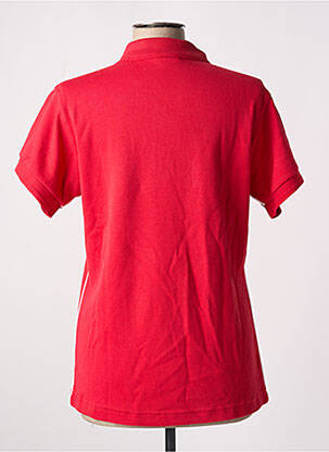Polo stretch manches courtes rouge SLAZENGER femme