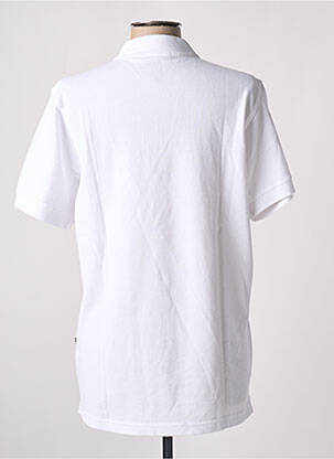 Polo stretch manches courtes blanc SLAZENGER femme