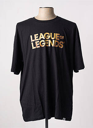 T-shirt stretch manches courtes noir DEFACTO homme
