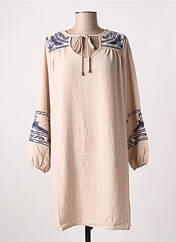 Robe courte beige MEISÏE pour femme seconde vue