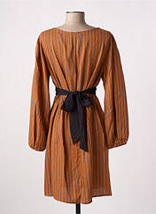 Robe courte marron MEISÏE pour femme seconde vue