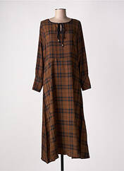 Robe longue marron SKATÏE pour femme seconde vue