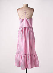 Robe longue rose DEFACTO pour femme seconde vue