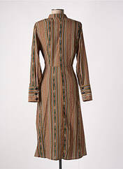 Robe mi-longue marron SKATÏE pour femme seconde vue