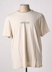T-shirt beige DEFACTO pour homme seconde vue
