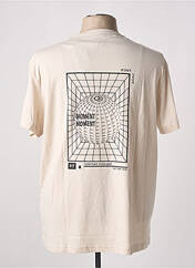 T-shirt beige DEFACTO pour homme seconde vue