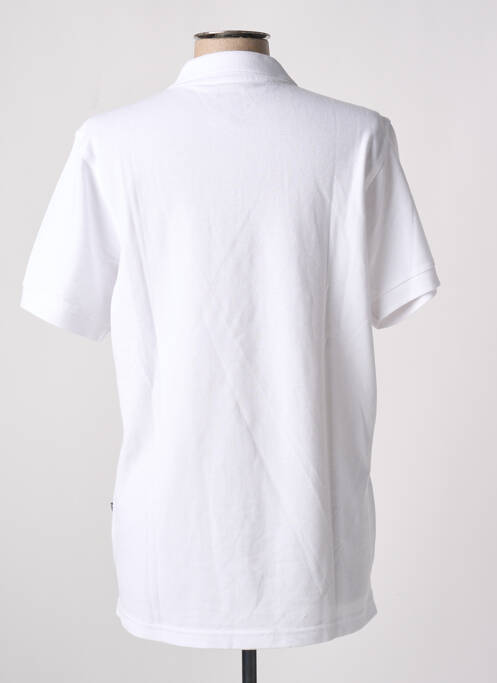 Polo stretch manches courtes blanc SLAZENGER femme