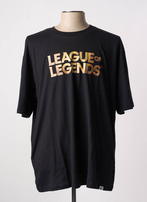 T-shirt stretch manches courtes noir DEFACTO homme