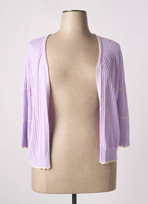 Gilet manches longues violet RODIER pour femme