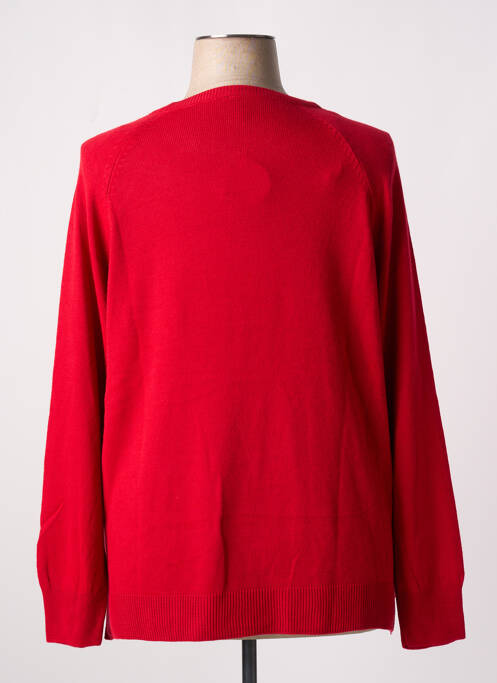 Pull stretch manches longues rouge DEFACTO femme