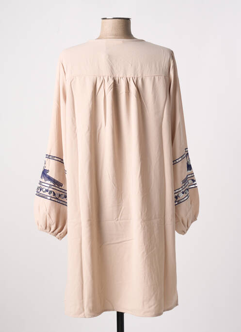 Robe courte beige MEISÏE pour femme