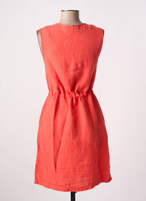 Robe courte orange ONE STEP pour femme