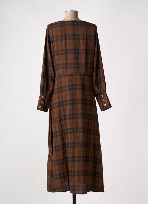 Robe longue marron SKATÏE pour femme