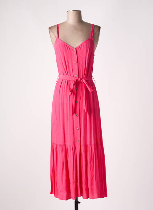 Robe longue rose TOMMY HILFIGER pour femme