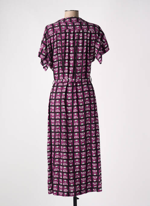 Robe longue violet LA FEE MARABOUTEE pour femme