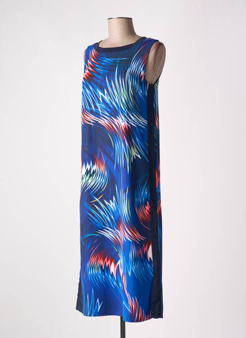 Robe mi-longue bleu ONE SPIRIT pour femme