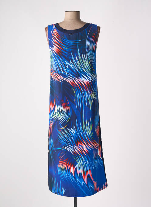 Robe mi-longue bleu ONE SPIRIT pour femme