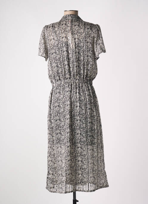 Robe mi-longue noir I.CODE (By IKKS) pour femme