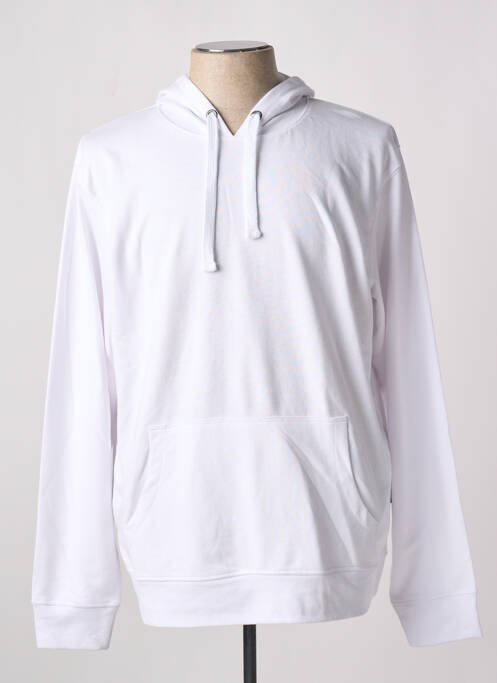 Sweat-shirt à capuche blanc SLAZENGER pour homme