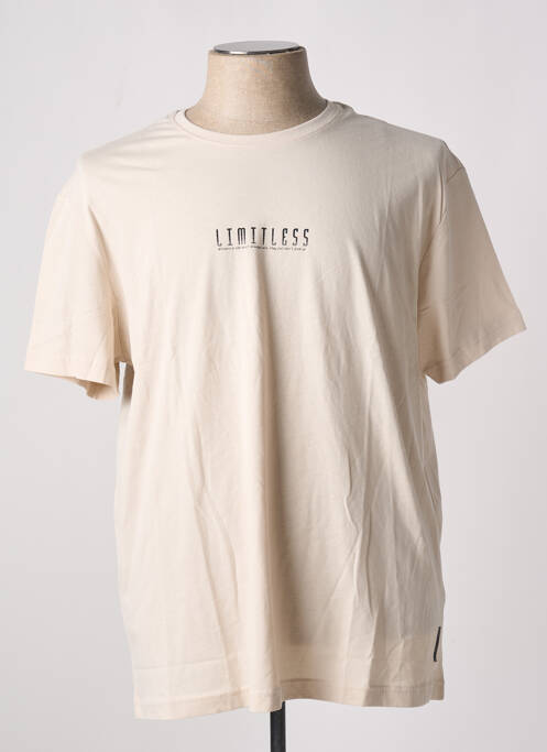 T-shirt beige DEFACTO pour homme