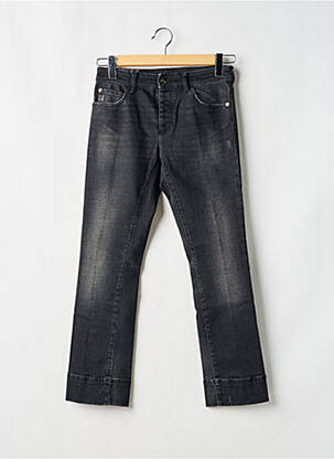Jeans coupe droite stretch taille normale noir EMPORIO ARMANI femme
