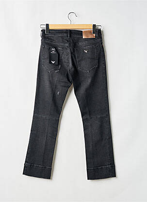 Jeans coupe droite stretch taille normale noir EMPORIO ARMANI femme