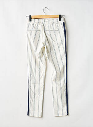 Pantalon droit stretch taille normale blanc REIKO femme