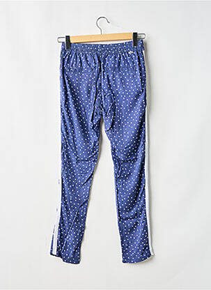 Pantalon droit tissage popeline taille normale noir REIKO femme