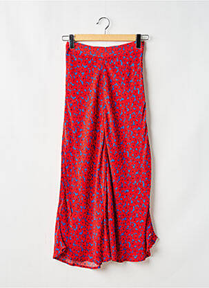 Jupe longue taille haute rouge TOMMY HILFIGER femme