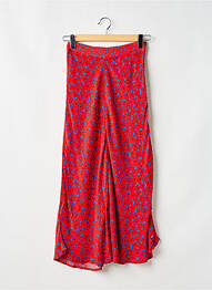 Jupe longue tissage crêpe rouge TOMMY HILFIGER femme