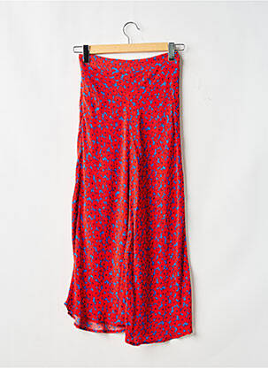 Jupe longue taille haute rouge TOMMY HILFIGER femme