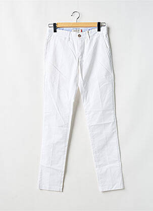 Pantalon chino stretch taille normale blanc STATE OF ART homme