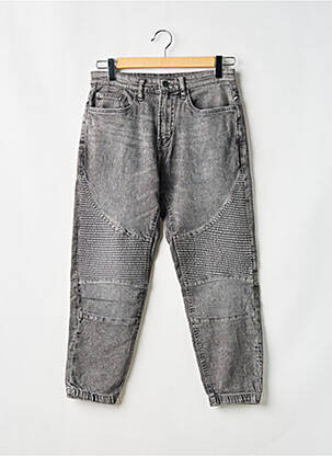 Jeans coupe droite stretch taille normale gris CELIO homme