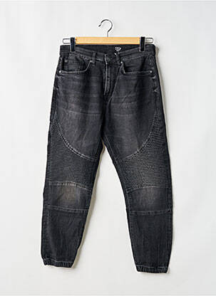 Jeans coupe droite stretch taille normale noir CELIO homme