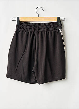 Short taille élastique taille haute noir DEFACTO femme