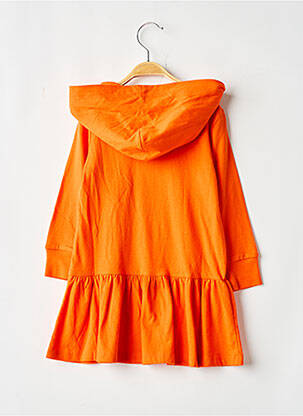Robe mi-longue manches longues orange RALPH LAUREN fille