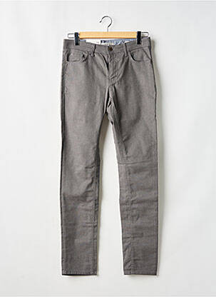 Pantalon slim gris DEFACTO pour homme