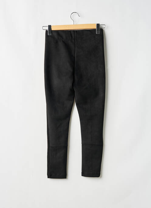 Legging tissage suedine taille haute noir DEFACTO femme